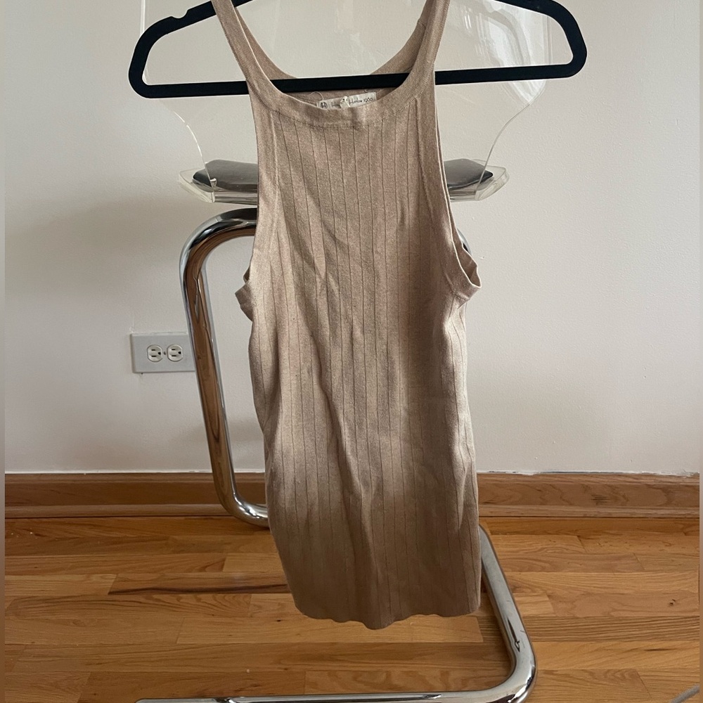 House of Harlow 1960 Beige Tank Top